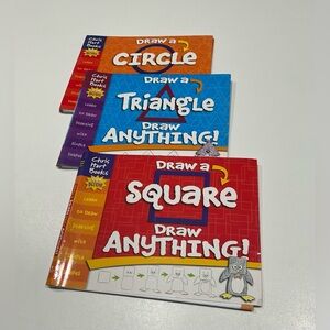 🌹🌹🌹Set of 3 Learn to Draw Anything by Chris Hart, Each 64 pages